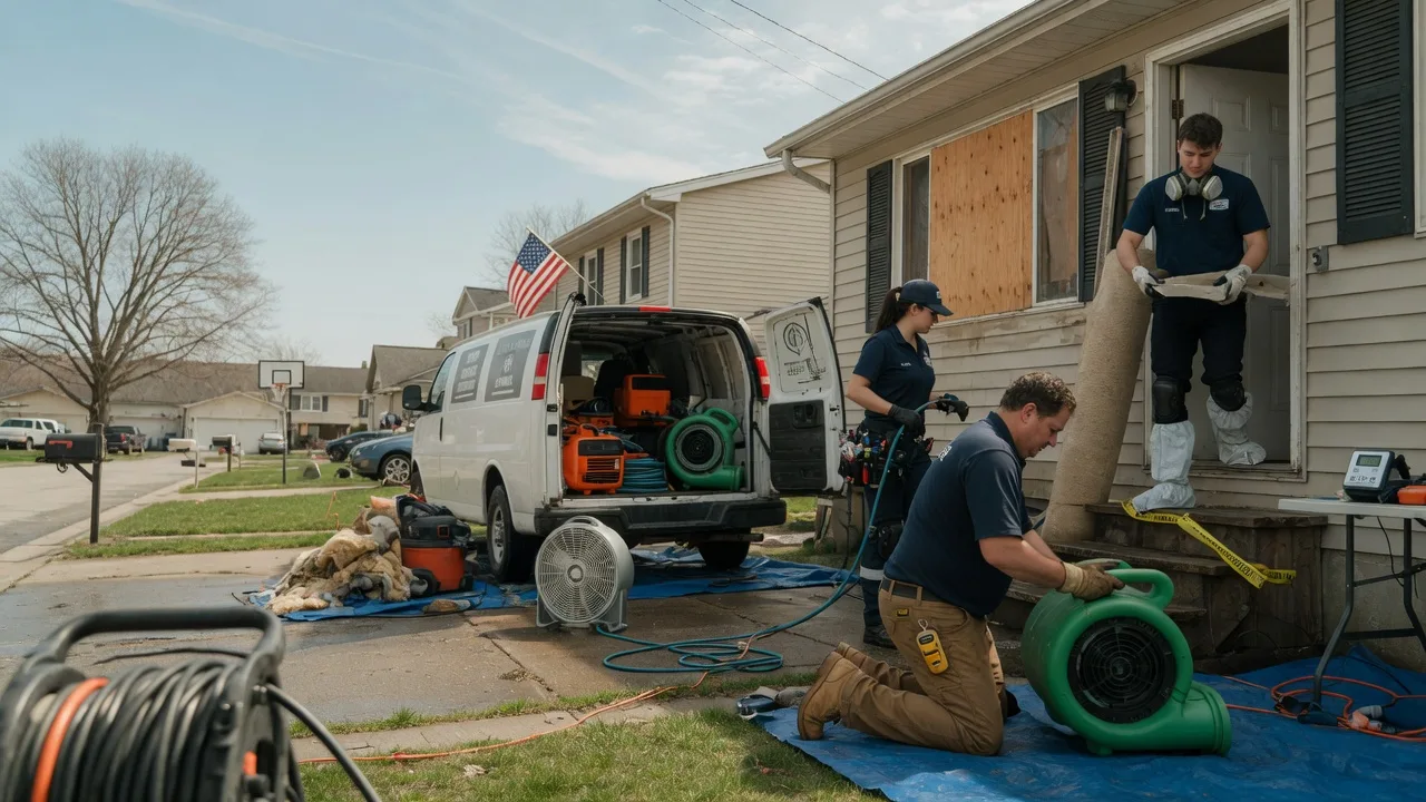 Water Damage Restoration in Perkinston, MS near me